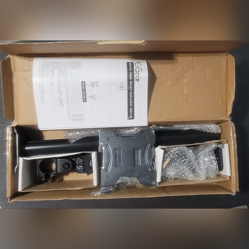 Monitor desk mount